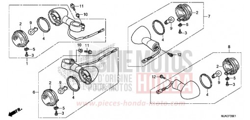 BLINKER (VT750C2S/S) VT750C2SE de 2014